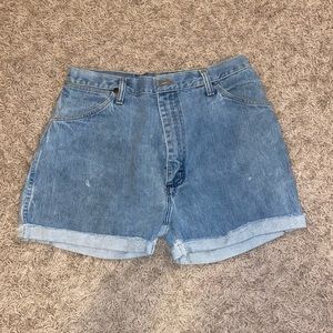 Urban Renewal Vintage Wrangler jean shorts, Size Medium